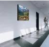 Wandspannrahmen mit brillantem Druck als Wandbild in Galerie oder Empfangsbereich
