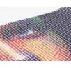 Detailansicht Sound-Mesh Banner – brillante Farben auf schalldurchlässigem Material