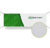 Samba Stoffbanner 195 g/m² mit feiner Gewebestruktur – Detailansicht des Materials