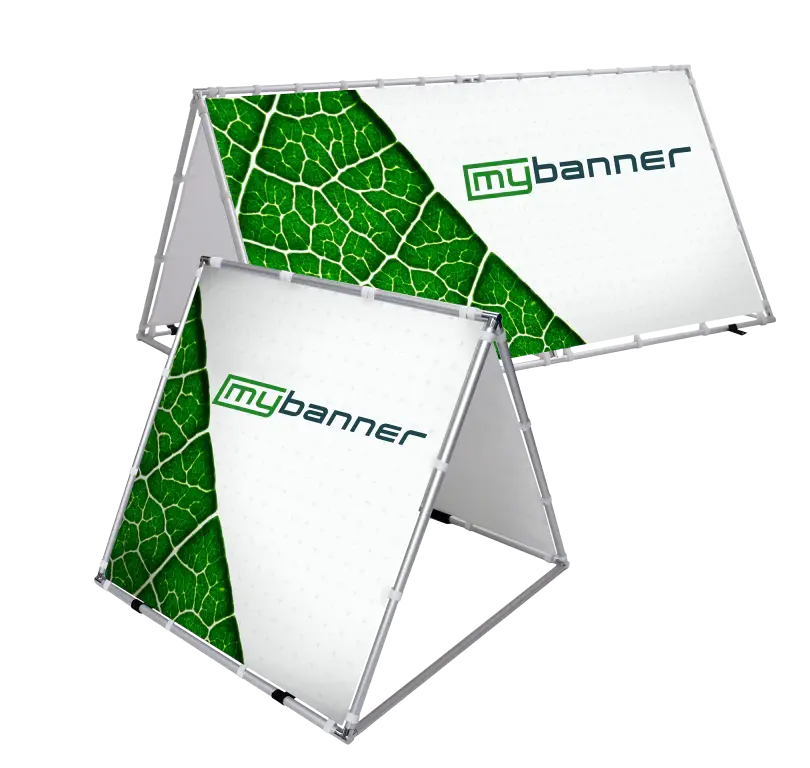 Doppelseitiger Alu-Kundenstopper (ECO-Line)