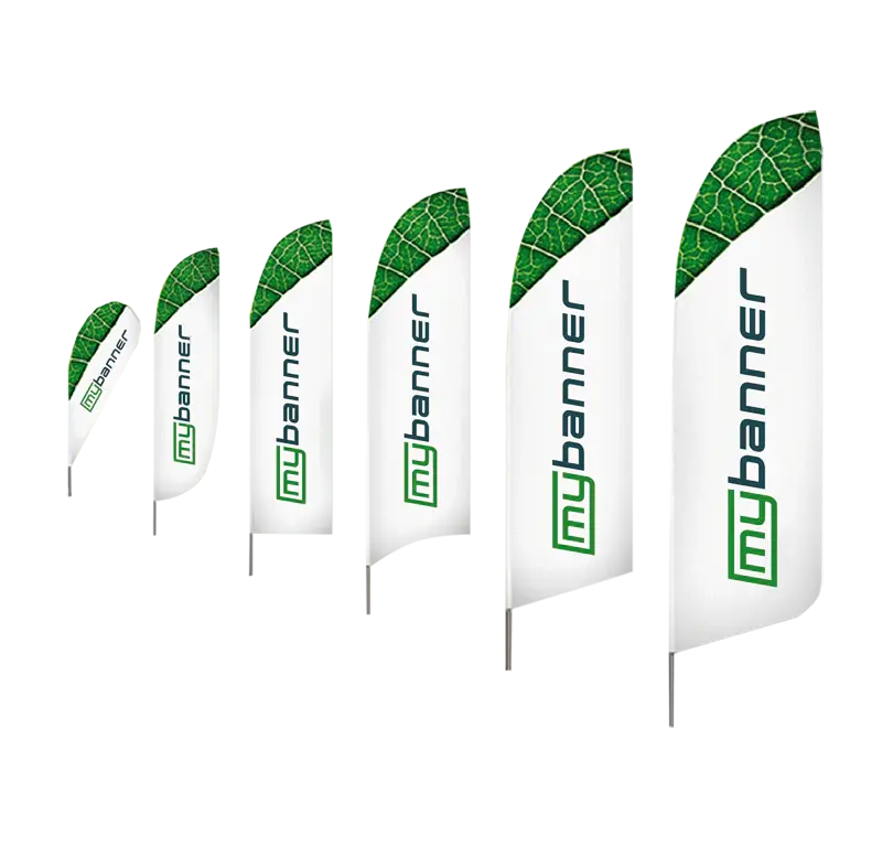 Beachflag Premium beidseitig (ECO-Line)