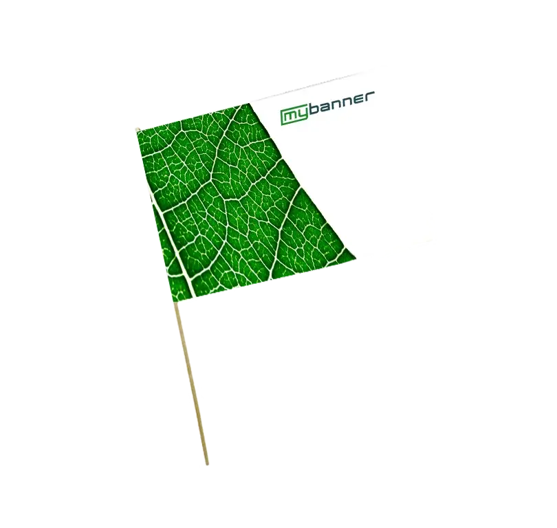 Schwenkfahne mit Holzstiel