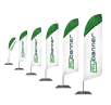 Beachflag Premium beidseitig (ECO-Line)