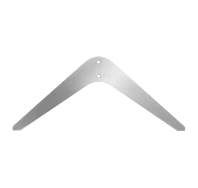 Boomerang Metallfuß für Alurahmen (2 Stk)