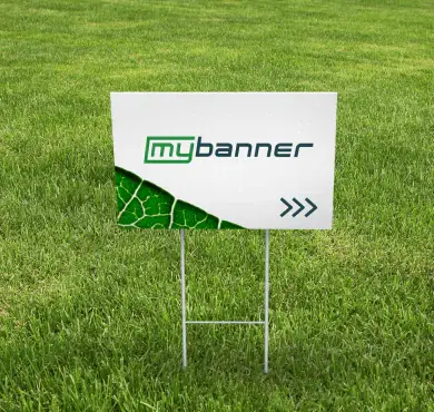 Maklerschild inkl. Druck (min. 25 Stk)