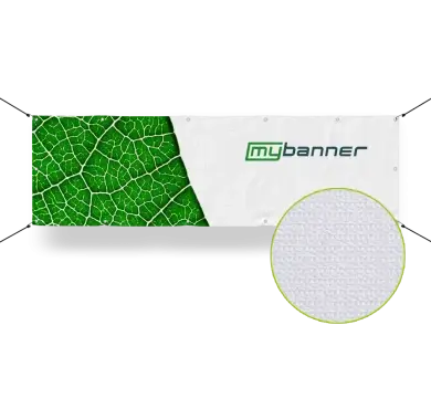 Dekor Banner 205 g/m² – Nahaufnahme des Dekostoffs mit feiner Struktur