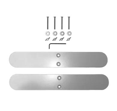 Metallfuß flach (2 Stk)